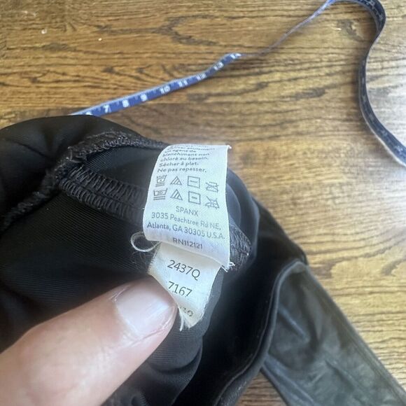 SPANX Black Faux Leather Leggings - Picture 8 of 8